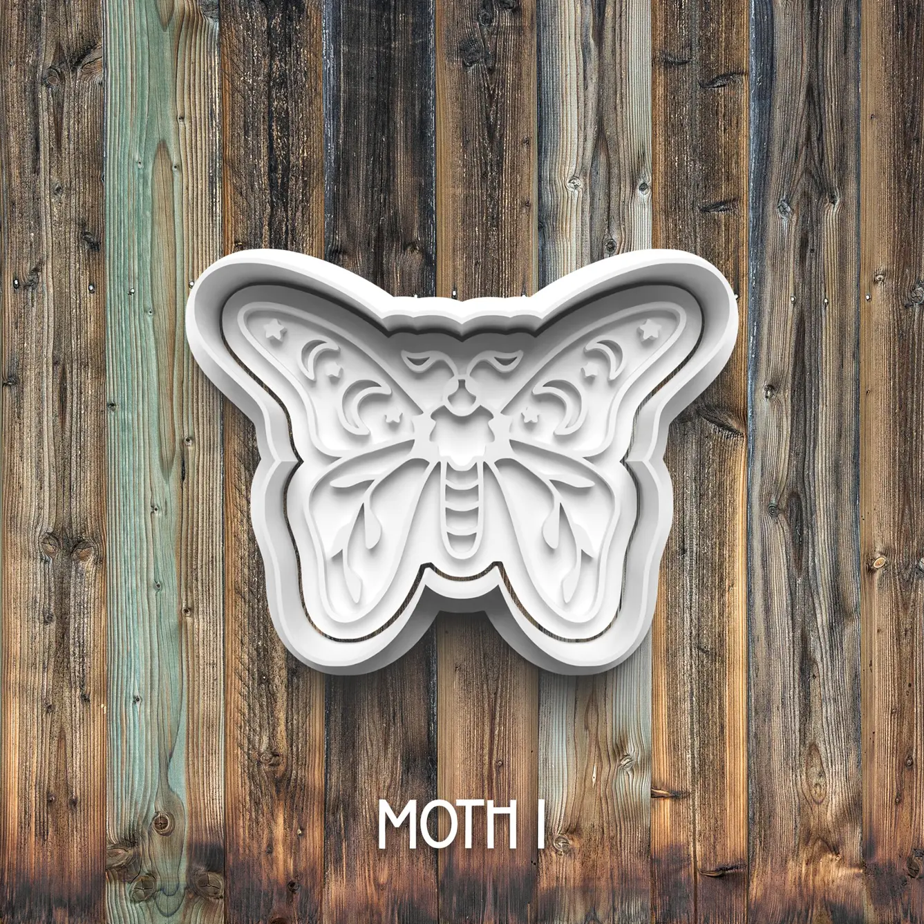 Moth Cookie Cutters, Cookie Stamps