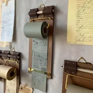 Vintage Sticky Notes Roll, Round Tear-Off Notepads, Design Non-Stick, Home Office Desktop Wall Decor, Non-Sticky Notes, Office Supplies