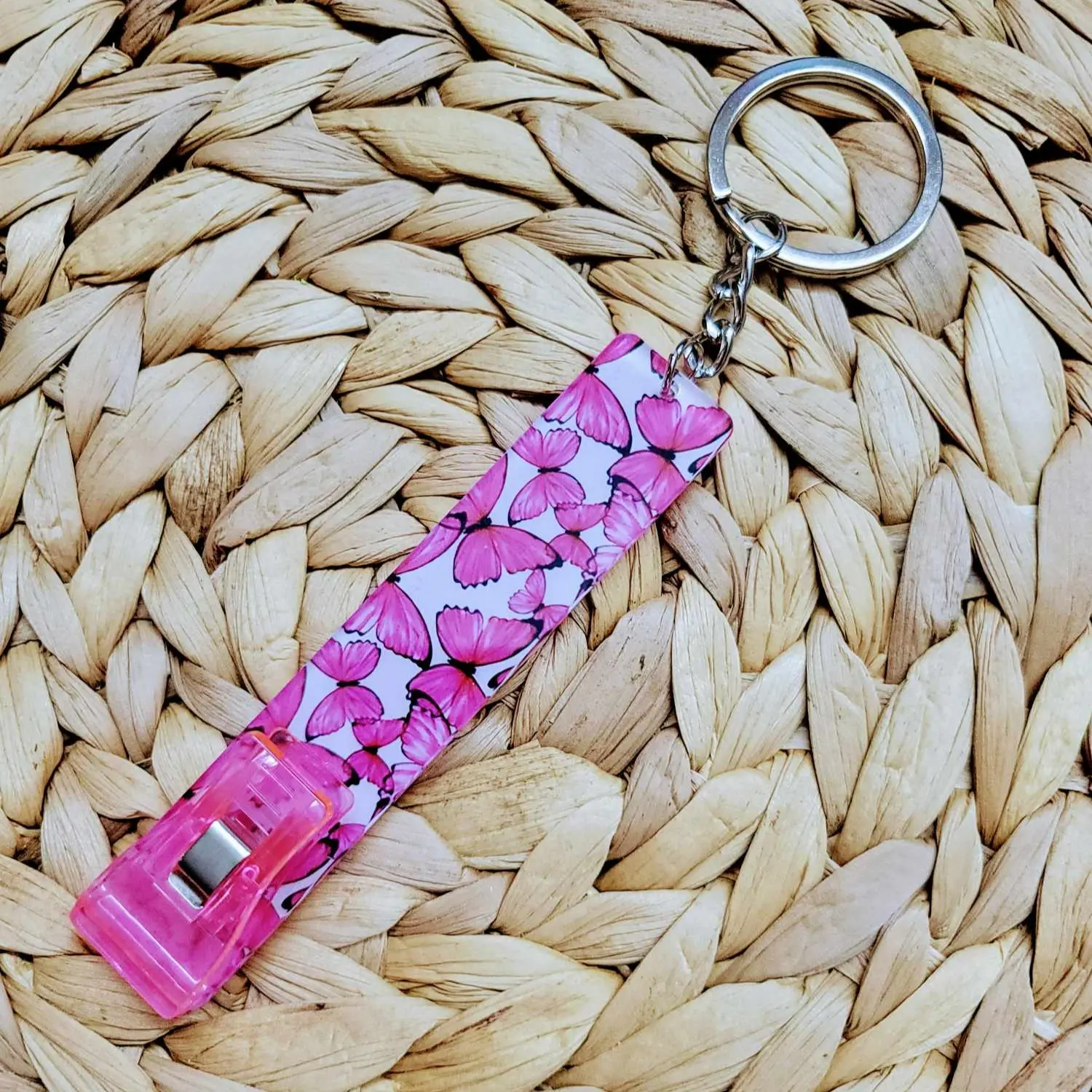 White/Pink Butterflies