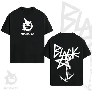 Valentine Shirts  Retro Vintage Blackstar X Chain Scythe - Soul Eater Anime Double Printed  Washed T-Shirt Unisex Mineral Anime Manga Wash Heavy Cotton T-Shirt, Gift For Anime Fan Lover, Vintage Washed Cotton Unisex Valentine Gift Heavy Cotton Men'S Short