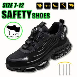 Breathable Mesh Anti Slip Shoes For Men Outdoor Work