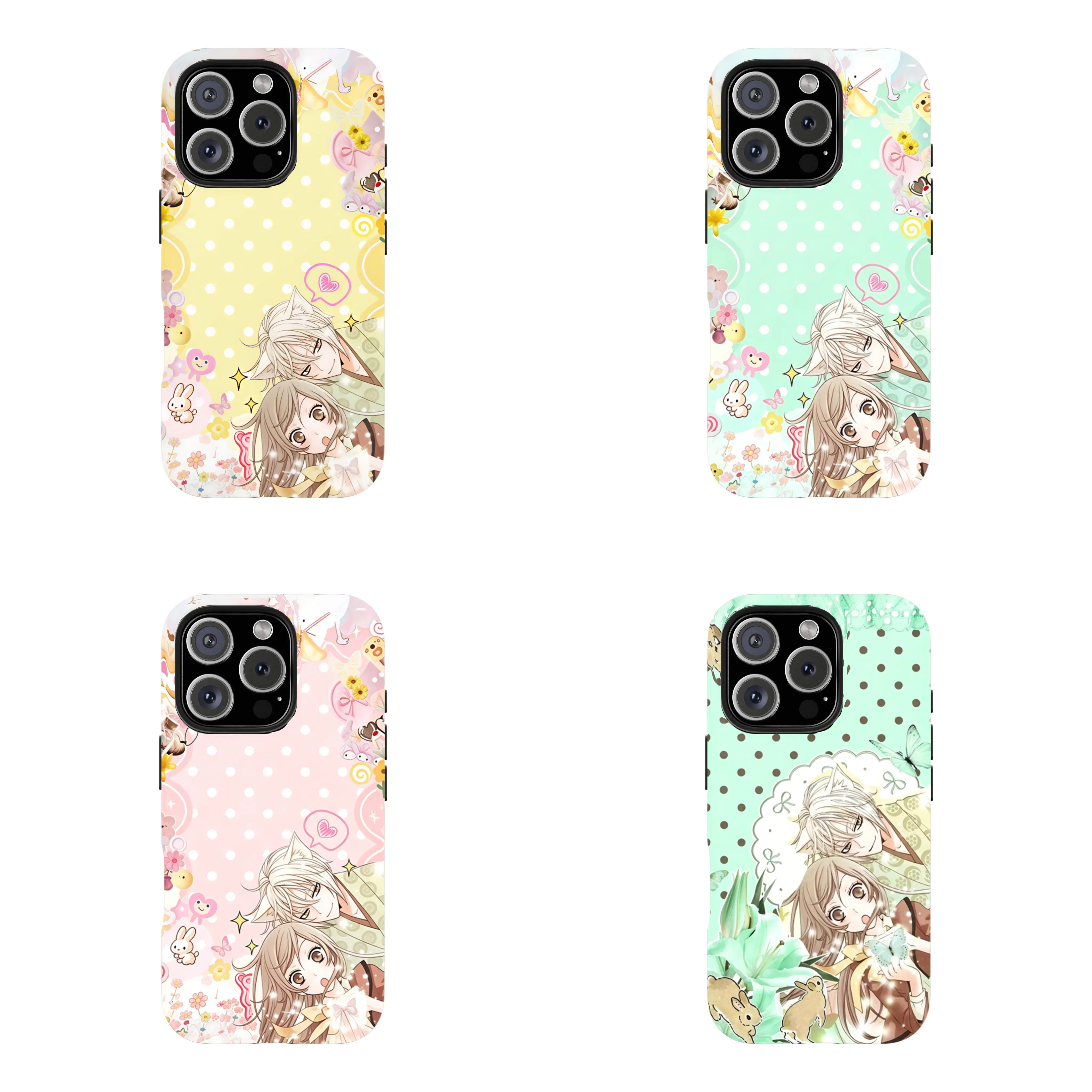 Maiden's Heart |   Kami3ama Kiss Collage Phone Case |   Shoujo Anime Aesthetic , For iPhone 11-17 Pro Max For Samsung S26 S25 S24 S23 S22-Gift For Her/Him/Anime lovers