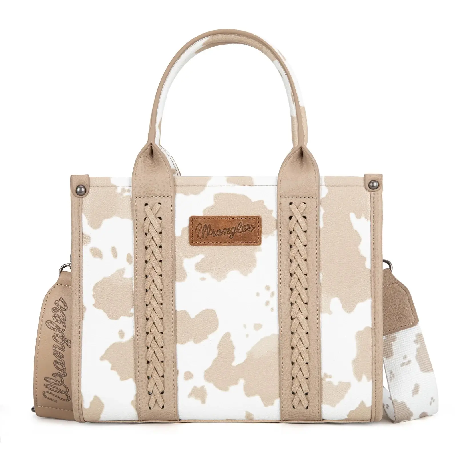 Wrangler Dreamy Cow Print Concealed Carry Tote/Crossbody