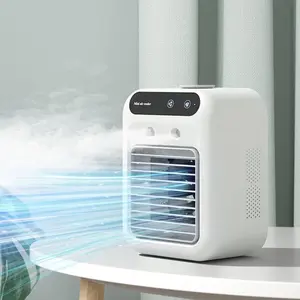 Portable Air Conditioner Fan, Air Cooler Evaporative with Dual Fog Setting & Powerful Wind Speed, Mini Air Conditioner for Room Living Room