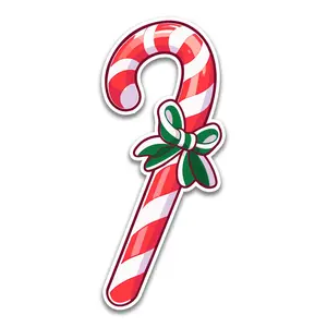 Candy Cane Sticker