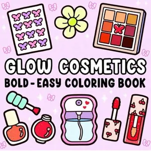 Bold and Easy Coloring Books Relaxing and Calming Simple Designs Gifts Toys Girls Teen Woman Aesthetic Coloring Pages