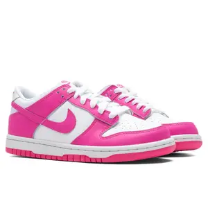 Nike Dunk Low Laser Fuchsia Pink FB9109-102 GS & Women's Fashion Sneaker New