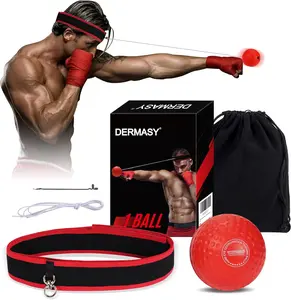 Upgraded Boxing Reflex Ball with Headband – Boxing Training Ball for Reaction Time, Punching Speed & Hand-Eye Coordination, Fight Skill Practice & Fitness Training Equipment