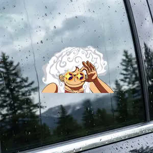 Anime Car Sticker, waterproof sticker Automotive Exterior Decal for Car Decor size 4.5 inch