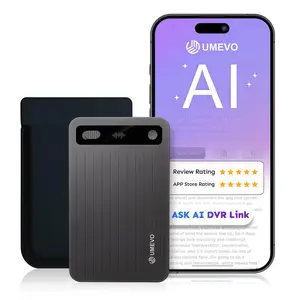 UMEVO Note Plus - Magnetic AI-Powered Voice Recorder,With App Control,AlTranscription, Summarization & MindMaps, 40 hours of continuous recording,64GBMemory Recording for Calls, Speeches, Meetings,Interviews,with Case