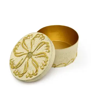 Round Gift Box in Gold or Silver – Small, Standard, Large