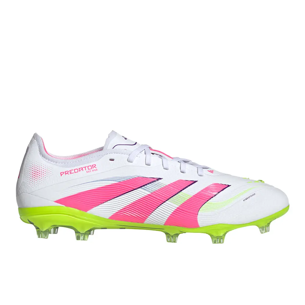 adidas Mens Predator Pro Firm Ground Soccer Cleats - White adidas Mens Predator Pro Firm Ground Soccer Cleats - White
