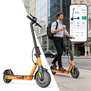 Adult Electric Scooter with 28 MPH top speed, 10-inch puncture-proof solid tires, 5-hour fast charging , 350W powerful motor, 25-mile range. Smart APP control, a must-have for commuting. Lightweight and portable, safe and hassle-free riding in the city.