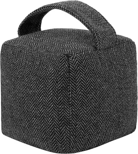 .lbs HeavyDuty Door Stopper, Decorative Door Stopper, Weighted Fabric Door Stopper for Bedroom, Living Room, Interior & Exterior Doors, Also for Door Prop for Cats Dogs