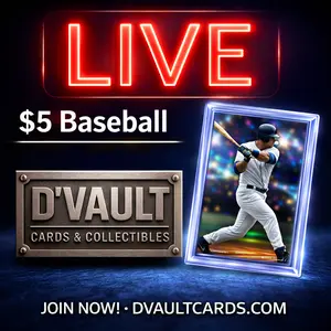 **LIVE ONLY**  $5 Baseball Card Value Lot