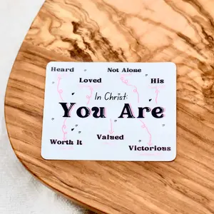 In Christ You Are - Vinyl Sticker