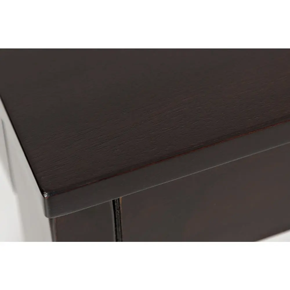 Tribeca 48-inch Contemporary Indoor Dining Table with Built-In Shelf Integrated Directly into Base for Dining Area