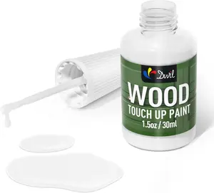 DWIL Wood Touch Up Paint 1.5 Oz Pen for Refinishing Quick-Dry Formula for Scratches Chips and Spots on Furniture Cabinets Doors Tables and Dressers