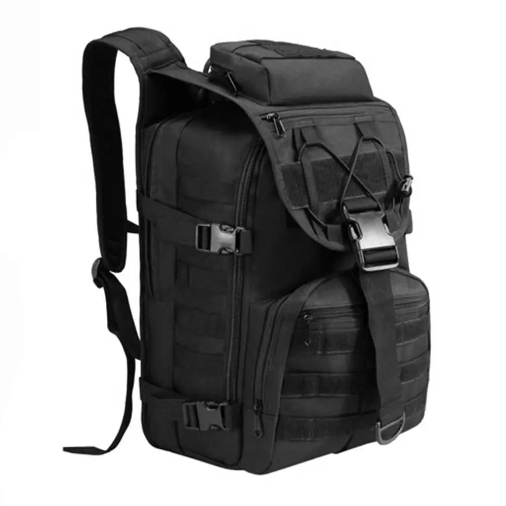 35L Waterproof Tactical Backpack, Hiking Trekking Rucksack, Large Capacity 600D Nylon, Multi-Pocket Design, Ideal for Hiking Camping Outdoor Activities, Multi Purpose Rucksack