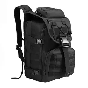 35L Waterproof Tactical Backpack, Hiking Trekking Rucksack, Large Capacity 600D Nylon, Multi-Pocket Design, Ideal for Hiking Camping Outdoor Activities