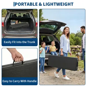 Heavy-Duty 6FT Folding Outdoor Benches 2 Pack – Sturdy HDPE Top & Steel Frame – Portable, Waterproof, Easy Carry for Patio, Picnic, Camping, Party – Indoor/Outdoor Use
