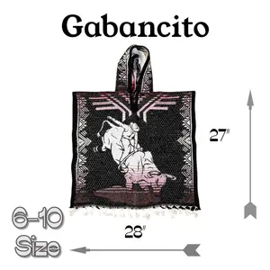 Gabancito 6-10 Cold Weather Different Designs Made by Mexican Artesian 27x28 Inches