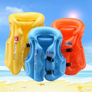 Children's Swimming Vest Life Jacket Middle and Small Children Beginner Swimming Buoyancy Vest Equipment Professional Inflatable Swimsuit