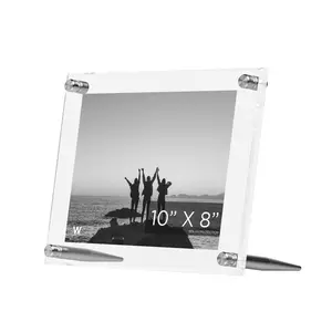 8x10" Acrylic Bevel Tabletop Float Frame