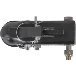 VEVOR Adjustable Trailer Coupler, 2-5/16" Hitch Ball, 15000 lbs Capacity, Heavy Duty Cast Channel-Mount Coupler with Hardware Kit, Ideal for Towing Station Wagons, Pickup Trucks, SUVs, Black Coating