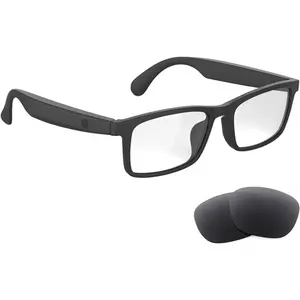 Smart Glasses with Speaker Bluetooth Glasses for Women Men Anti-Blue Light and UV400 Polarized Lenses ，Open Ear,Clear Call springtok