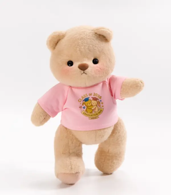 Getahug Class of 2026 Graduation Teddy Bear, Handmade Jointed Cuddly Stuffed Animal Gift for Graduates, Cuddly Stuffed Animals, Stuffed Animals