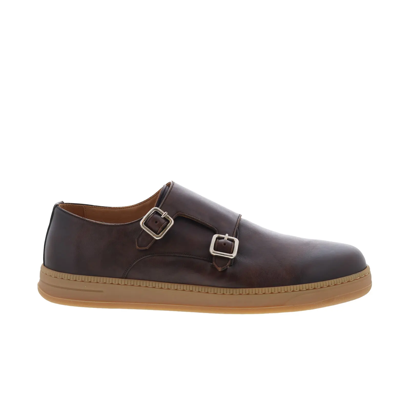 Pastori by Di Bianco Remus Mens Brown Leather Loafers & Slip Ons Casual Shoes