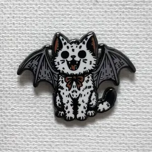 Cat Bat Pin