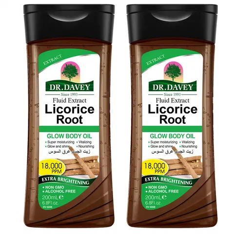 2pcs 200ml Licorice Root Body Oil Moisturizing essential oil for men and women, all seasons, travel portable for Body, Face, Hand, Nourishing Oil, Body Care Oil, Body Oil Moisturizer, Moisturizing Body Oils, Body Oil Moisture