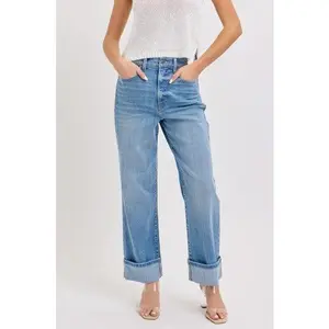 Cuffed Denim