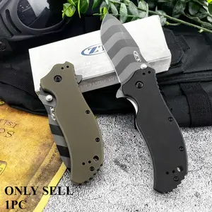 Portable 0350 Mini Folding Knife – Compact Survival and Camping Knife  EDC Cutting Tool for Outdoor, Jungle Exploration, and Fishing – D2 Blade, G10 Handle, Survival Gear, Survival Tools