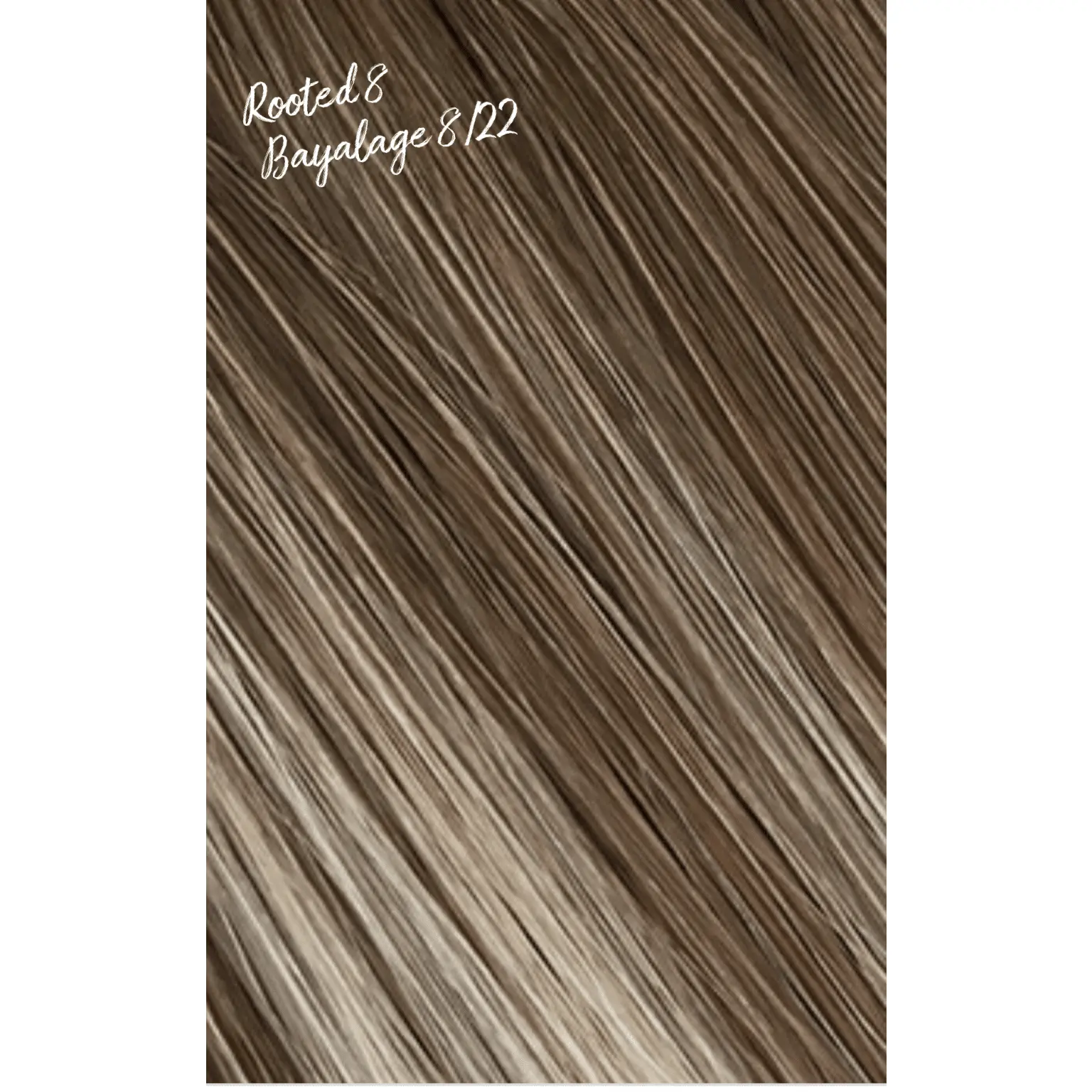 T8/P8/22 (Warm Brown to Golden Blonde Balayage) K-Tip Hair Extensions for Keratin Fusion Installation