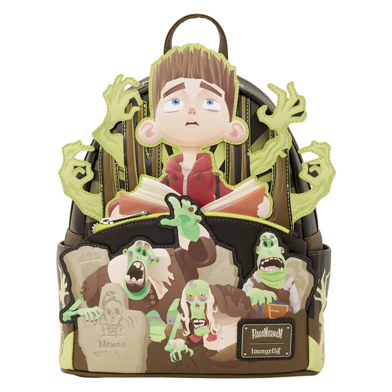 ParaNorman Norman & Zombies Glow in the Dark Mini Backpack Loungefly