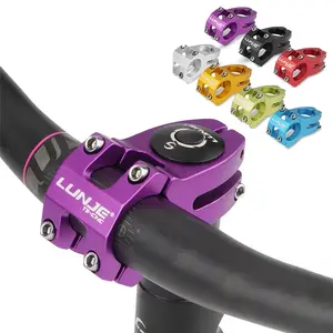 1pcs bicycle aluminum alloy handlebar stand 31.8 * 45mm CNC bicycle mountain bike short handlebar Bike Accessories