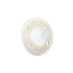 Ninni Co Pacifier Creme 1 Pack Soft BPA-Free Silicone Orthodontic Pacifier for Breastfed Babies | 0-24 Months