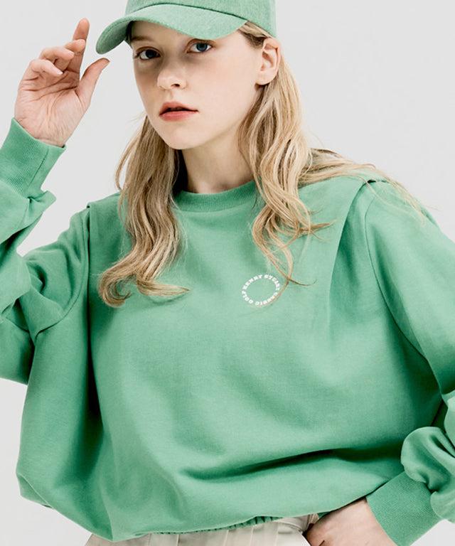 HENRY STUART Women's Over Shoulder T-Shirt - Green