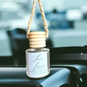 Addison’s Grace Luxury Car Diffuser Fragrance "Love Jones" Car Freshener with Elegant Rope Hanger for Aromatic Car Interior