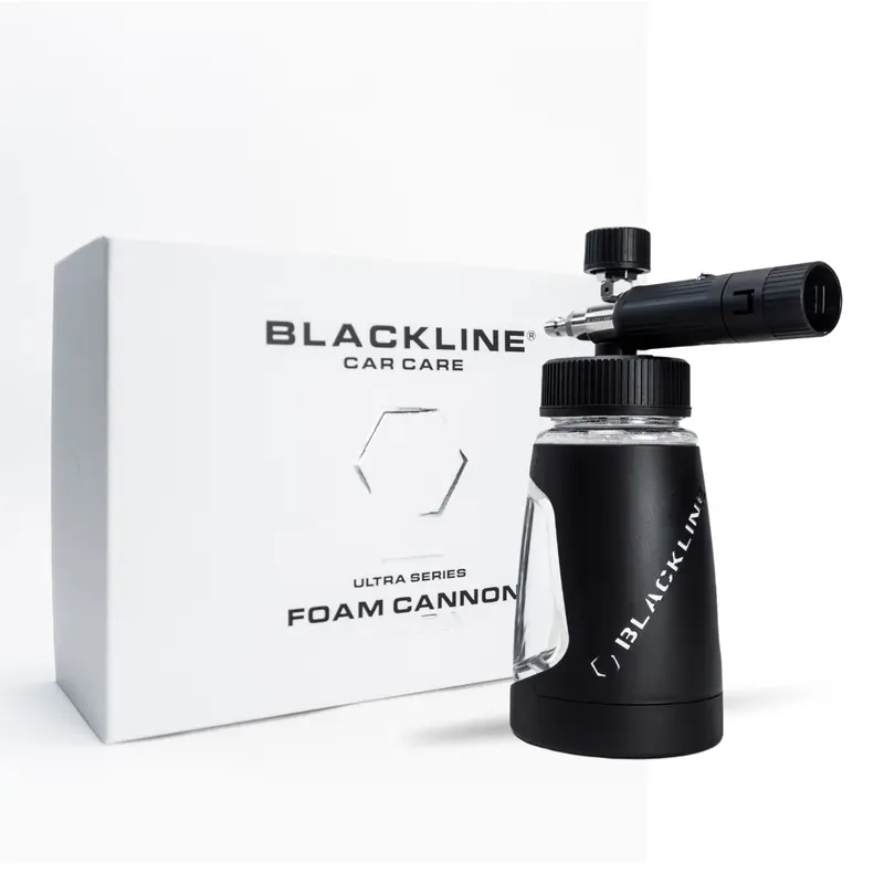 BLACKLINE Ultra Series Foam Cannon – Heavy-Duty Foam Cannon with Thick Snow Foam, 1L Wide-Mouth Bottle, and 360° Foam Control