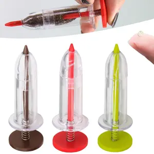 One random color handheld seeder, a mini manual seeding tool, an essential gardening accessory for garden planting, flower pots and flower beds.