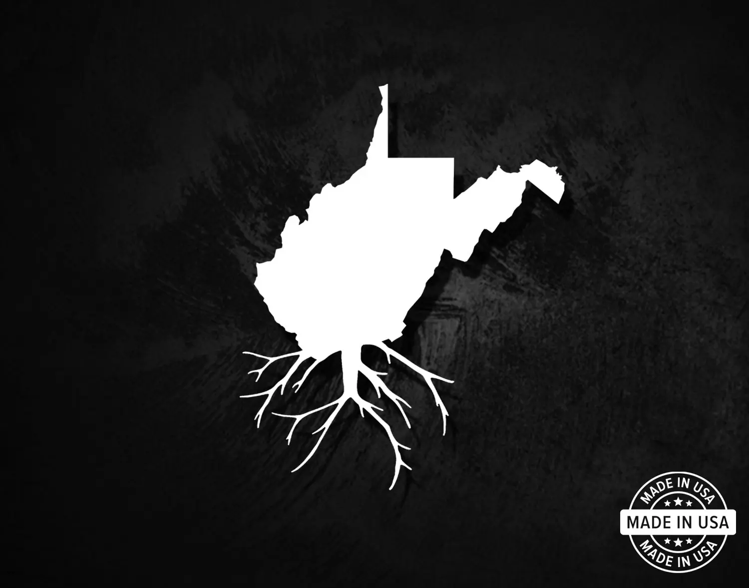 West Virginia State Roots - West Virginia Native Vinyl Die Cut Decal Sticker