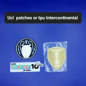 UCL Champions 2025 & Intercontinental TPU Iron-On Patch