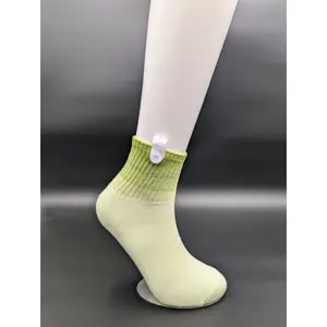 Aspen Lime Women's Gradient Ombre Socks for Comfortable Bridal Style Vibrant Colorful Fashionable Socks for US Shoe Size 5-9 Trendy and Vibrant Design