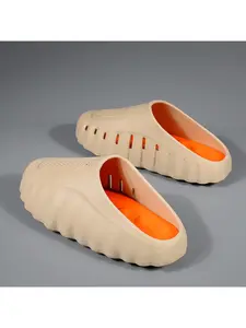 2026 New Outdoor Slippers, Couple's Half Bag, Breathable and Comfortable, Soft Sole, Massage Particles, Sports Sandals, Casual Men's and Women's Water Wading Beach Shoes