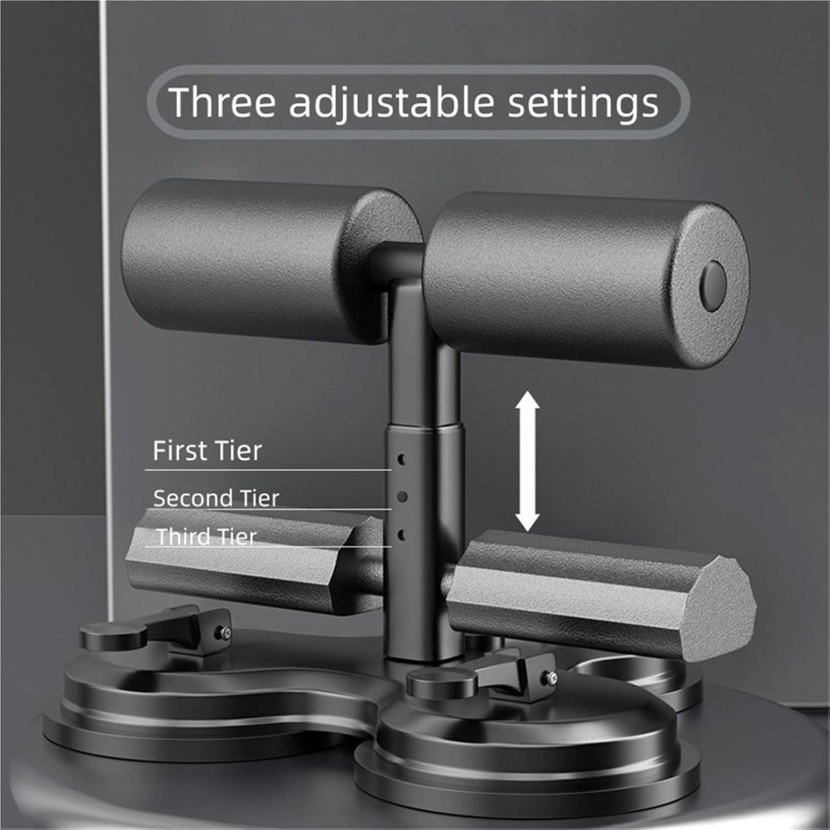Three Suction Cups Sit Up Assistant Home Use Portable Fitness Helper Stable Support Daily Training Tool