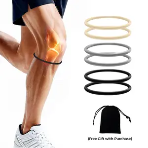 Patellar Tendon Support Strap, Knee Pain Relief & Patella Stabilizer Knee Strap Brace Support for Hiking, Soccer, Basketball, Running, Jumpers Knee, Tennis, Volleyball & Squats Patellabands